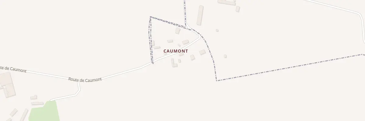 Plan du 1276 Rte de Caumont à Gonneville-sur-Scie