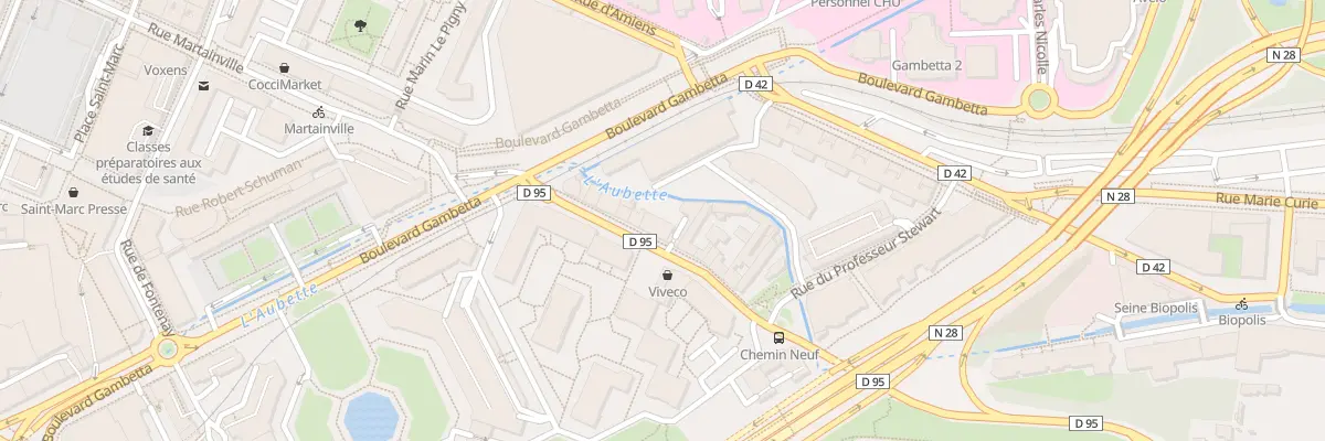 Plan du 36 Rue du Fbg Martainville à Rouen