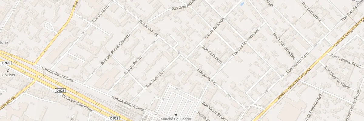 Plan du 21 Rue Jouvenet à Rouen