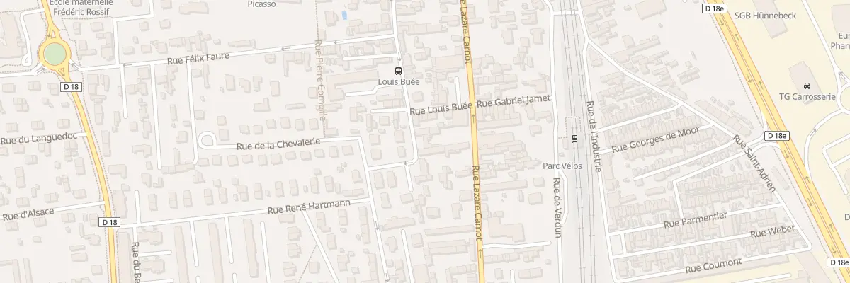 Plan du 237 Rue Gambetta à Saint-Étienne-du-Rouvray
