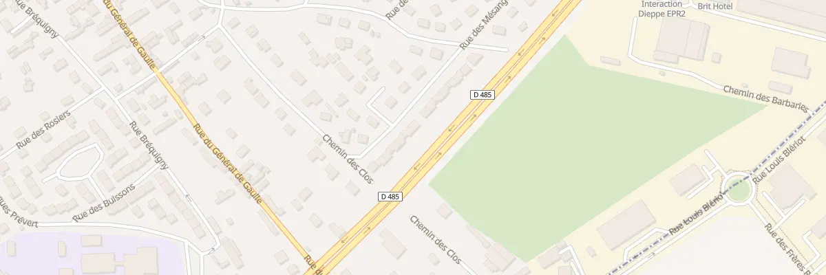 Plan du 49 Rue des Mésanges à Dieppe