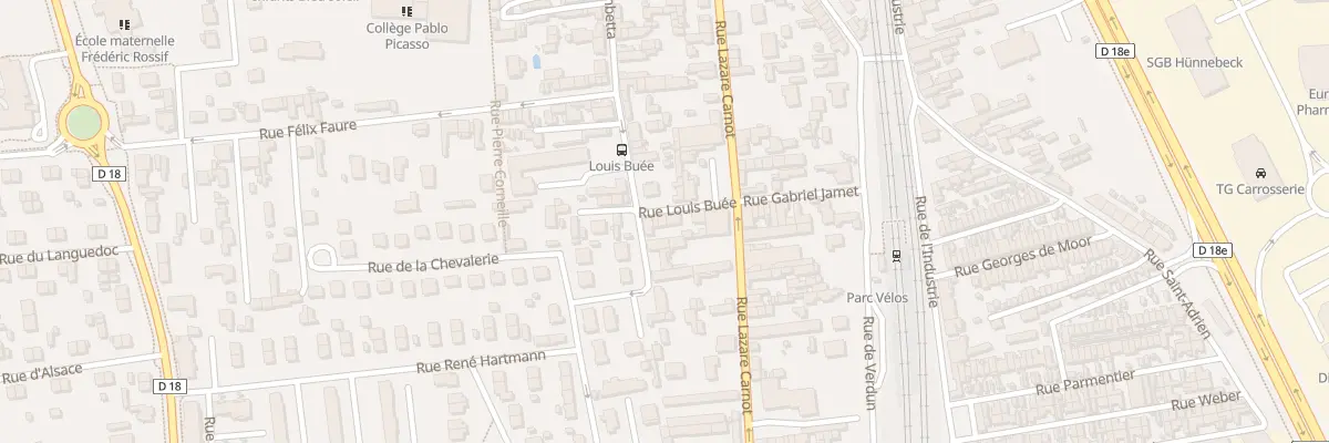 Plan du 227 Rue Gambetta à Saint-Étienne-du-Rouvray