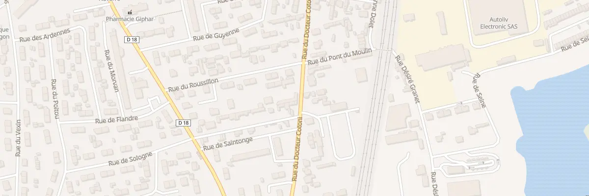 Plan du 32B Rue Docteur Cotoni à Saint-Étienne-du-Rouvray