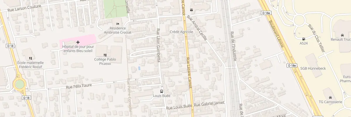 Plan du 197 Rue Gambetta à Saint-Étienne-du-Rouvray