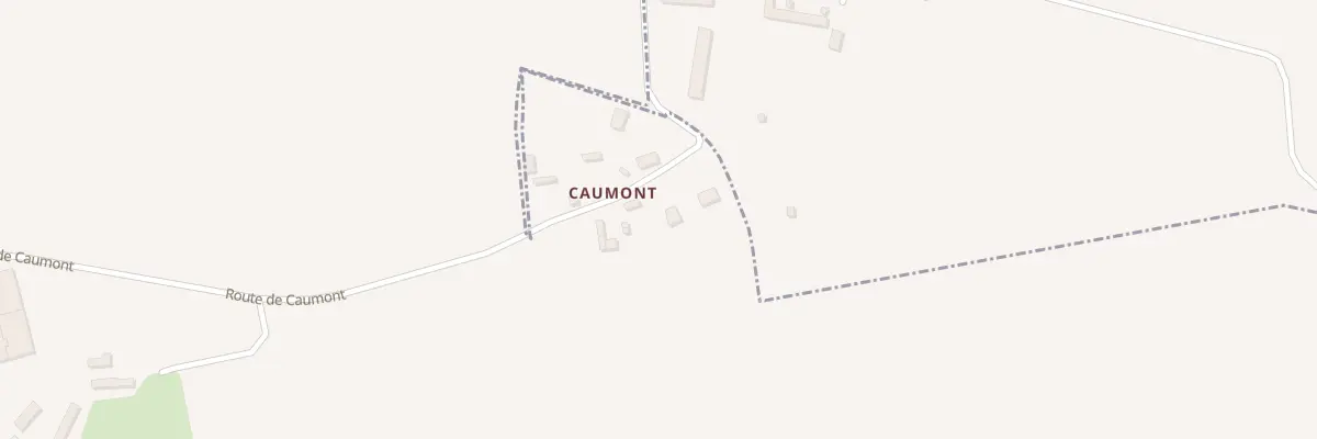 Plan du 1300 Rte de Caumont à Gonneville-sur-Scie