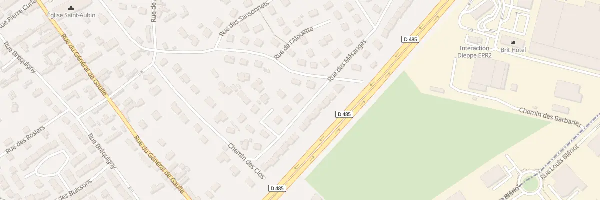 Plan du 28 Rue des Mésanges à Dieppe
