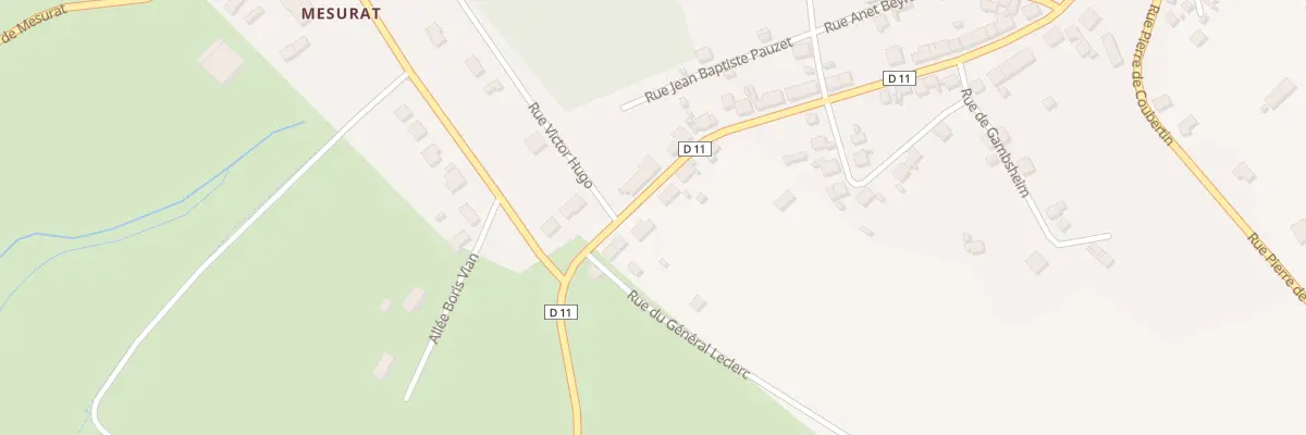 Plan du 45 Rue Francois Mitterrand à Ladignac-le-Long