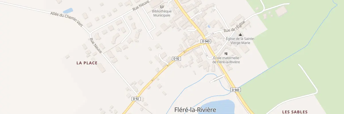Plan du 10 Rte de St Flovier à Fléré-la-Rivière