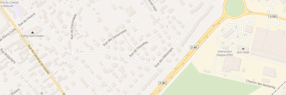 Plan du 2 Rue de l’Alouette à Dieppe
