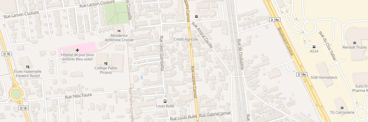 Plan du 50 Rue Lazare Carnot à Saint-Étienne-du-Rouvray