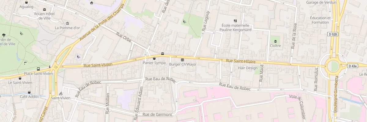 Plan du 119 Rue Saint Hilaire à Rouen