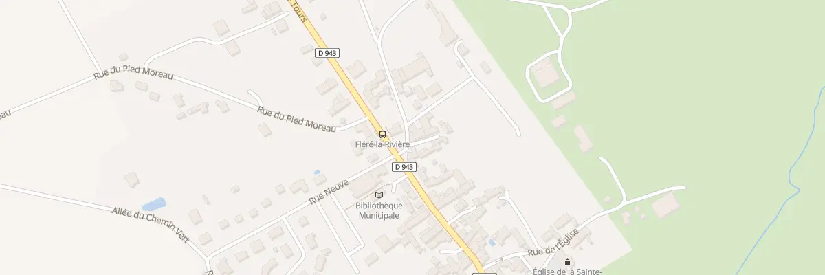 Plan du 5034 Rue de la Gare à Fléré-la-Rivière