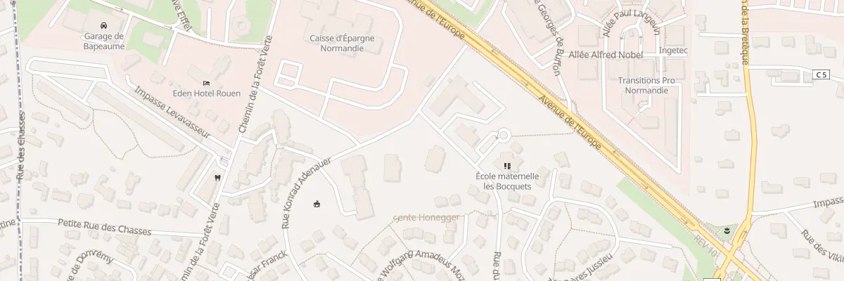 Plan du 337 Rue Gen de Gaulle à Bois-Guillaume