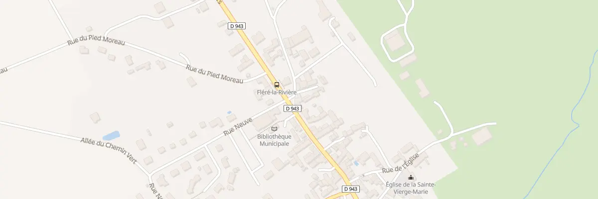Plan du 2 Rue de la Gare à Fléré-la-Rivière
