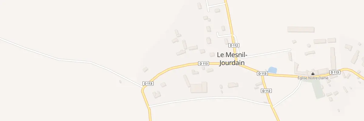 Plan du 15 Rue de l’Eglise au Mesnil-Jourdain