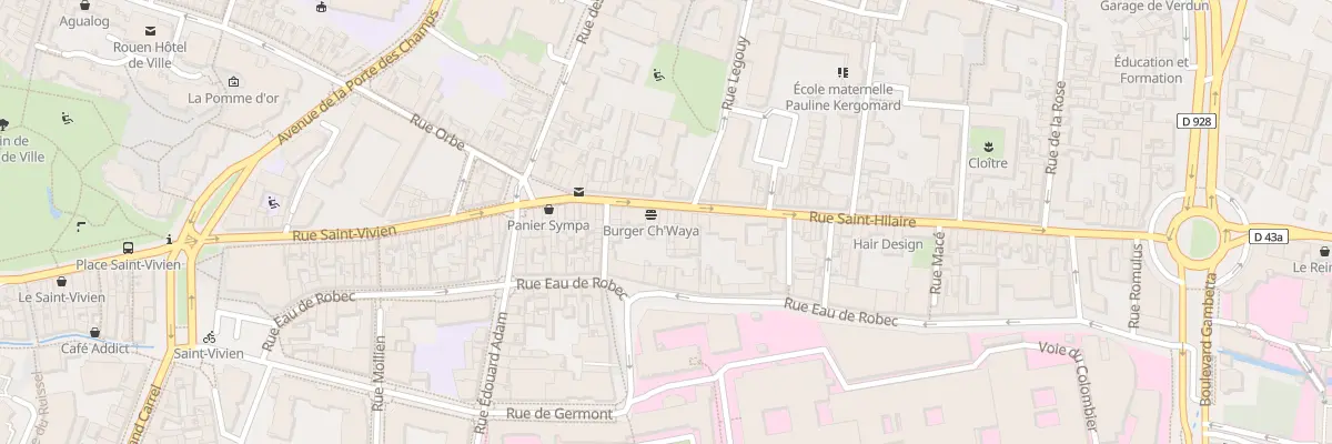 Plan du 115 Rue Saint Hilaire à Rouen