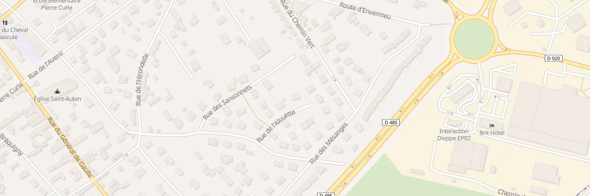 Plan du 7 Rue de l’Alouette à Dieppe