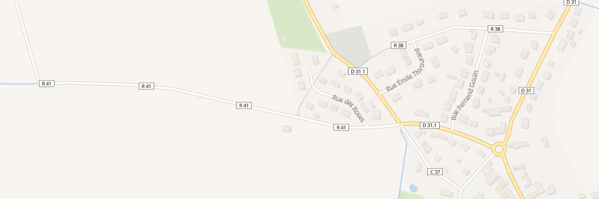 Plan du 5 Rue des Roses à Dampierre-sous-Brou