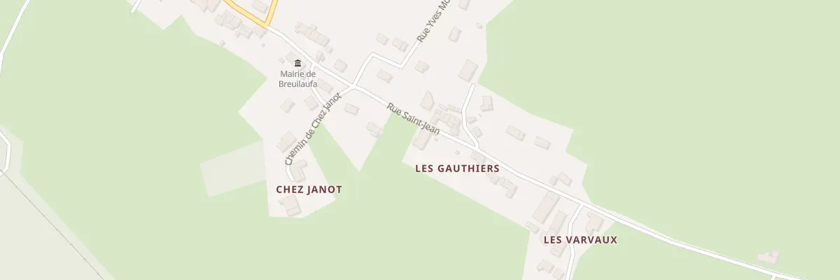 Plan du 5085 Les Gauthiers à Breuilaufa