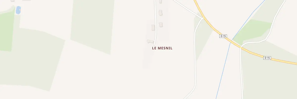 Plan du 5 Le Mesnil à Frazé