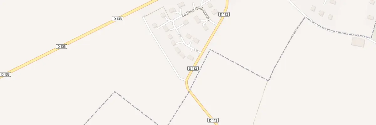 Plan du 1 Le Bout de Beauvais à Surville