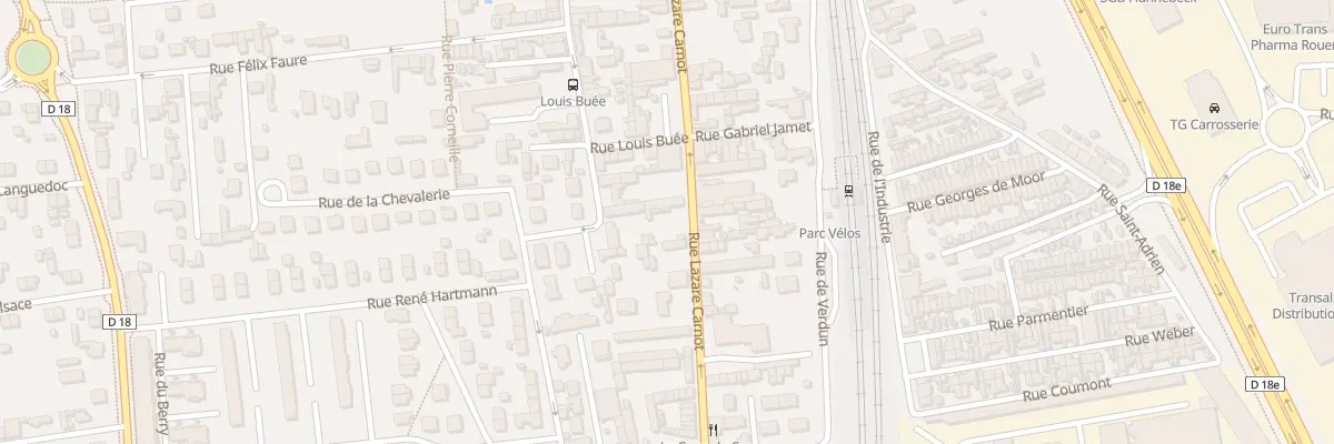 Plan du 76 Rue Lazare Carnot à Saint-Étienne-du-Rouvray