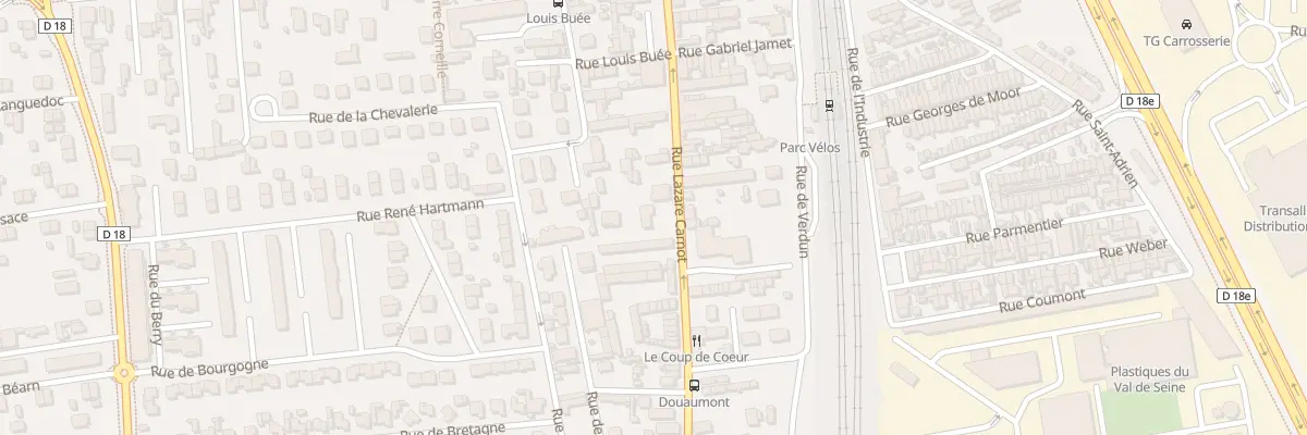 Plan du 84 Rue Lazare Carnot à Saint-Étienne-du-Rouvray