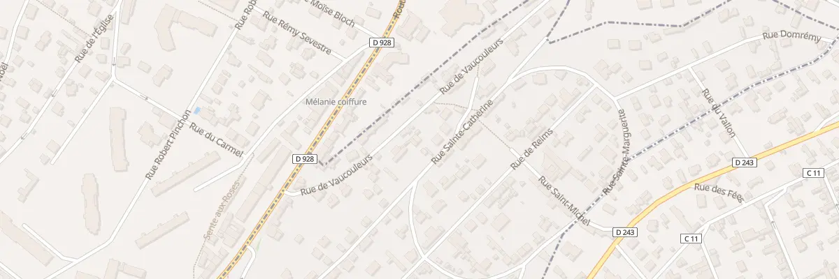 Plan du 11 Rue Sainte Catherine à Rouen