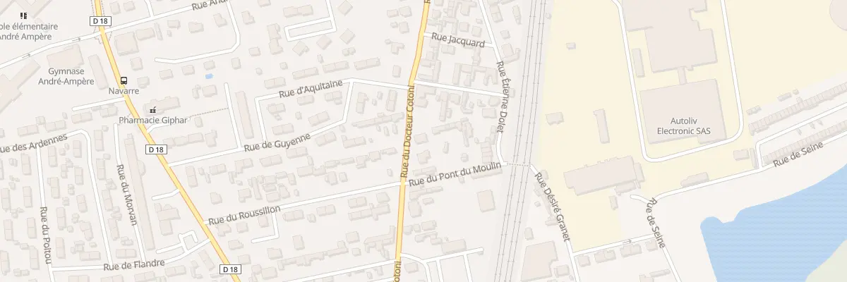 Plan du 19 Rue Docteur Cotoni à Saint-Étienne-du-Rouvray