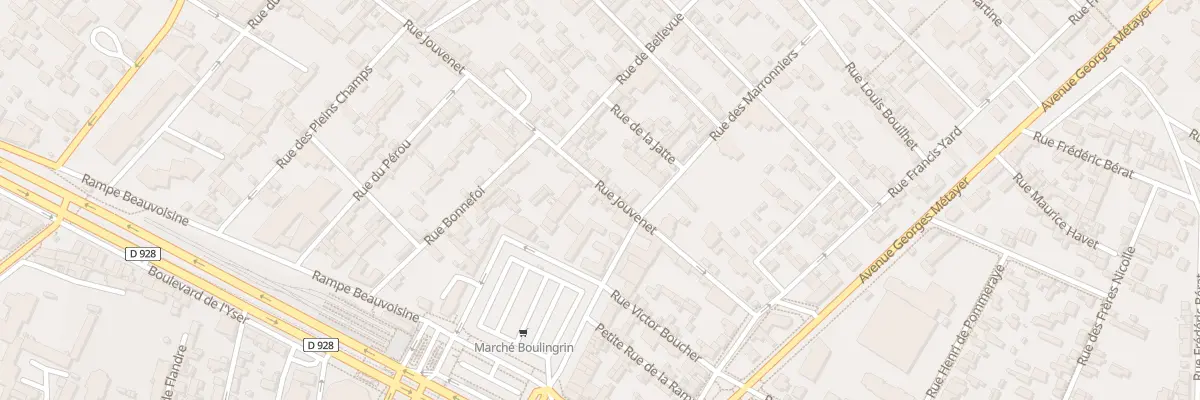 Plan du 17 Rue Jouvenet à Rouen