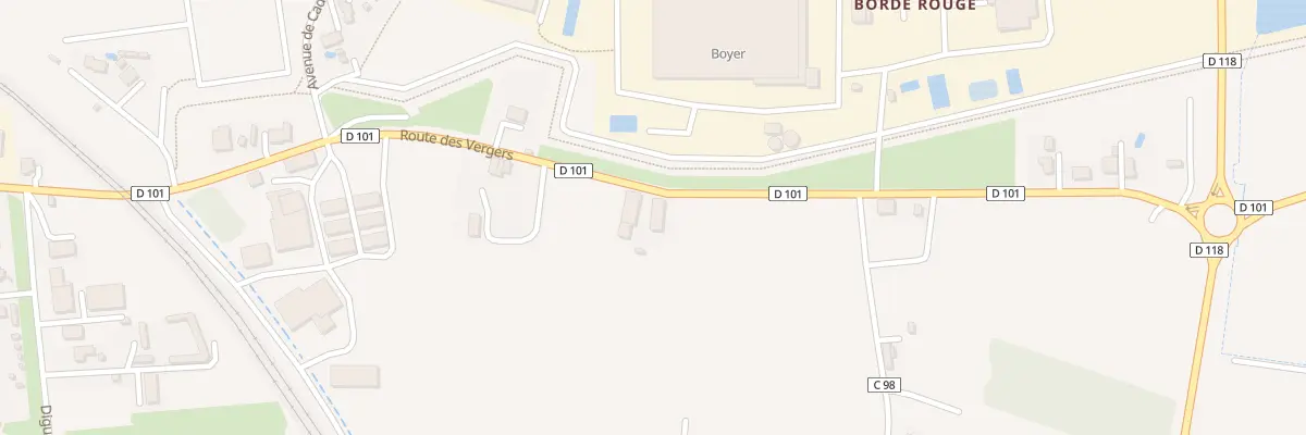 Plan du 414 Rte des Vergers à Moissac