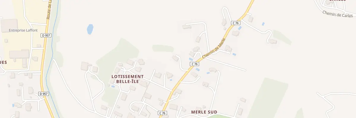 Plan du 915 Che de Merle à Moissac