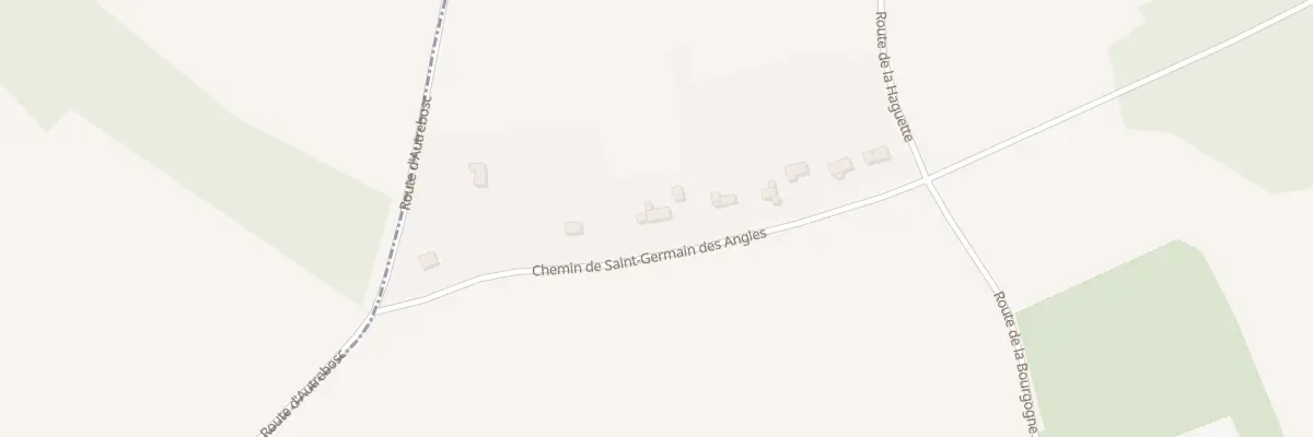 Plan du 10 Che de St Germain des Angles au Mesnil-Fuguet