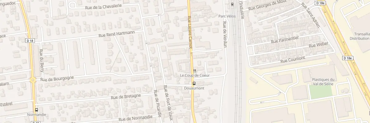 Plan du 96 Rue Lazare Carnot à Saint-Étienne-du-Rouvray