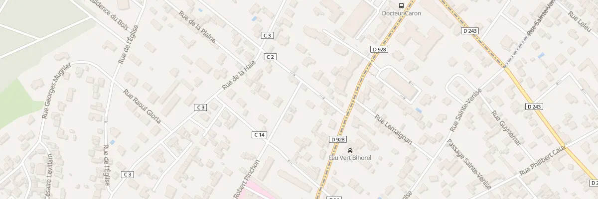 Plan du 67 Rue du Gal Leclerc à Bois-Guillaume