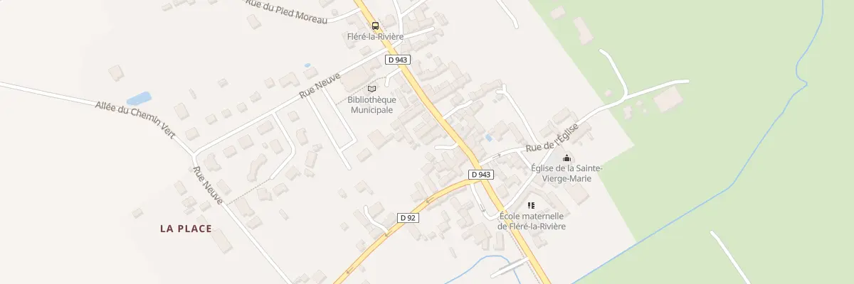 Plan du 5062 Le Bourg à Fléré-la-Rivière