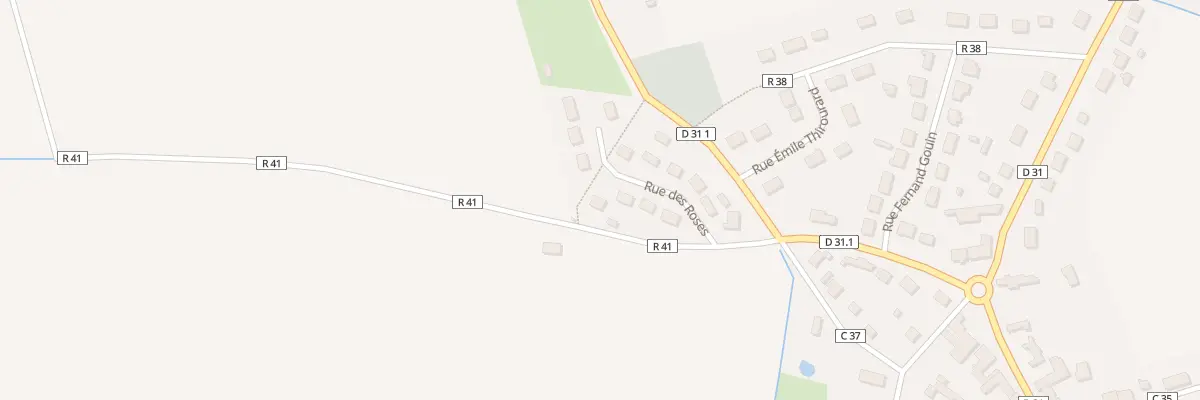 Plan du 4 Rue des Roses à Dampierre-sous-Brou