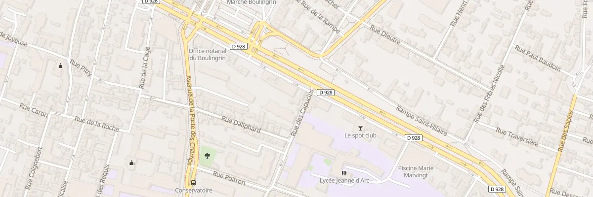 Plan du 3 Bd de l’Yser à Rouen