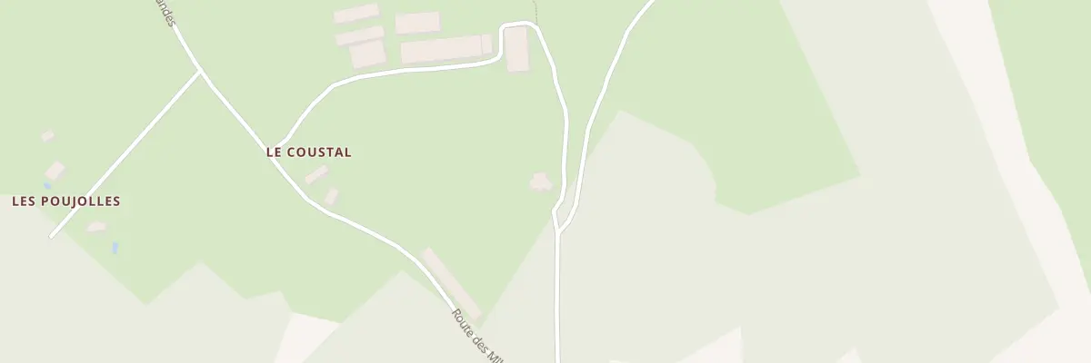Plan du 447 Le Coustal à Veyrines-de-Domme