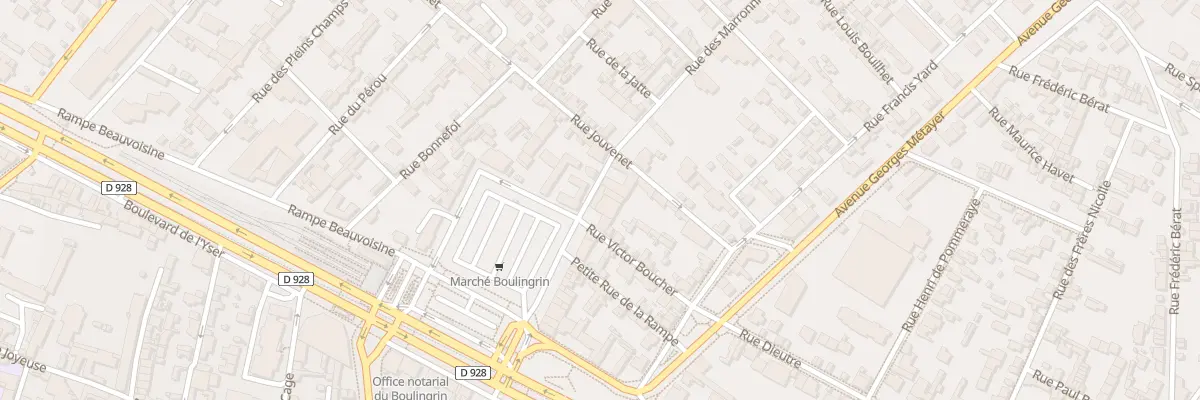 Plan du 2 Rue des Marronniers à Rouen