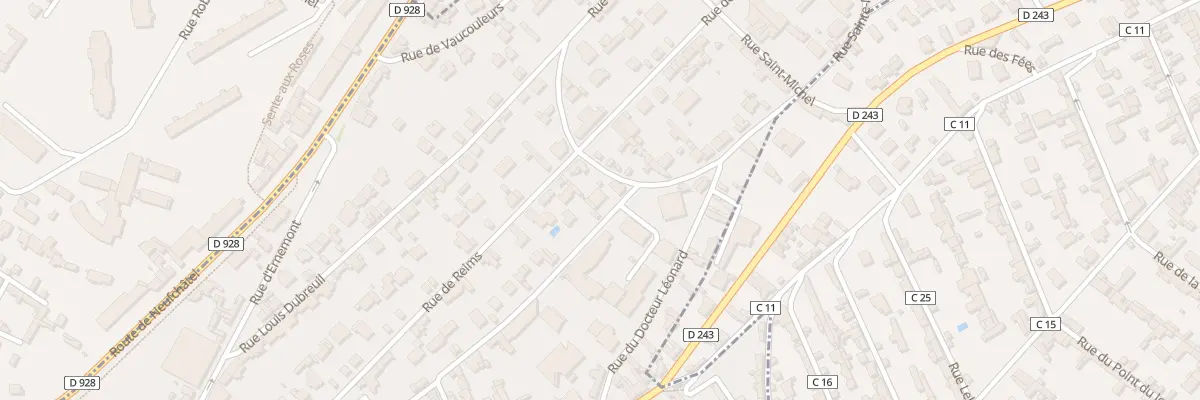 Plan du 65 Rue Louis Bouilhet à Rouen