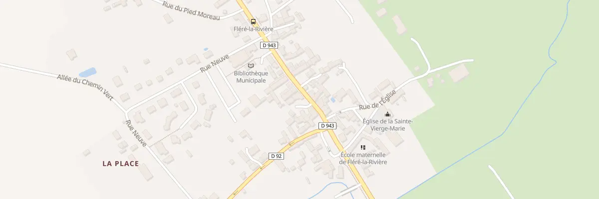 Plan du 20 Rue Nationale à Fléré-la-Rivière