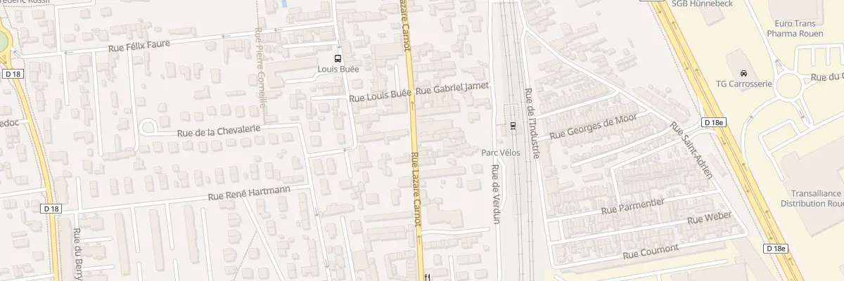 Plan du 103 Rue Lazare Carnot à Saint-Étienne-du-Rouvray