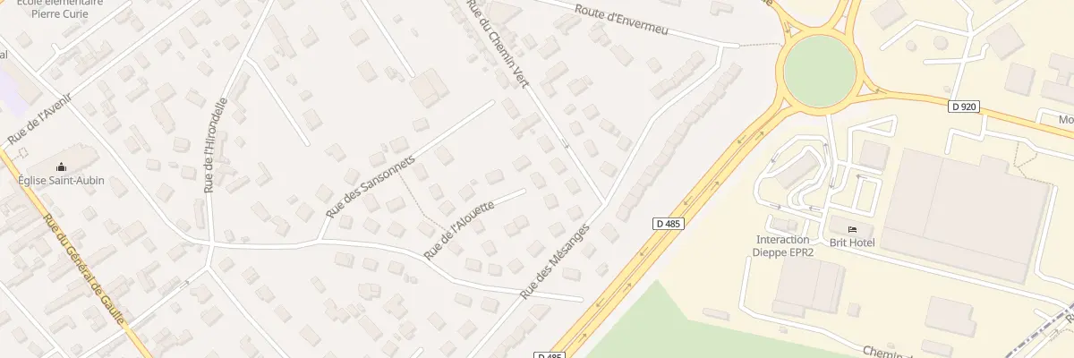 Plan du 12 Rue de l’Alouette à Dieppe