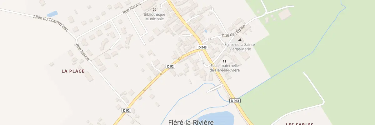 Plan du 1 Rte de St Flovier à Fléré-la-Rivière