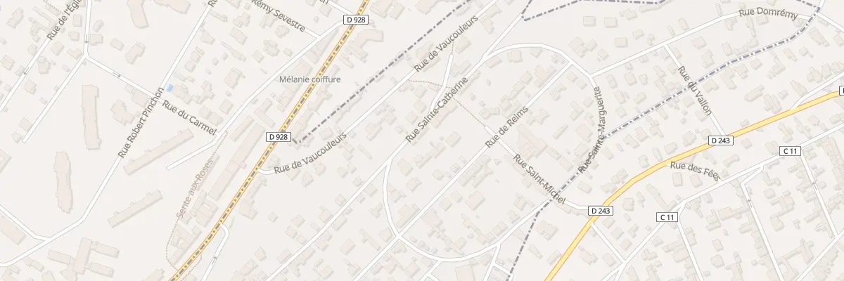 Plan du 16 Rue Sainte Catherine à Rouen