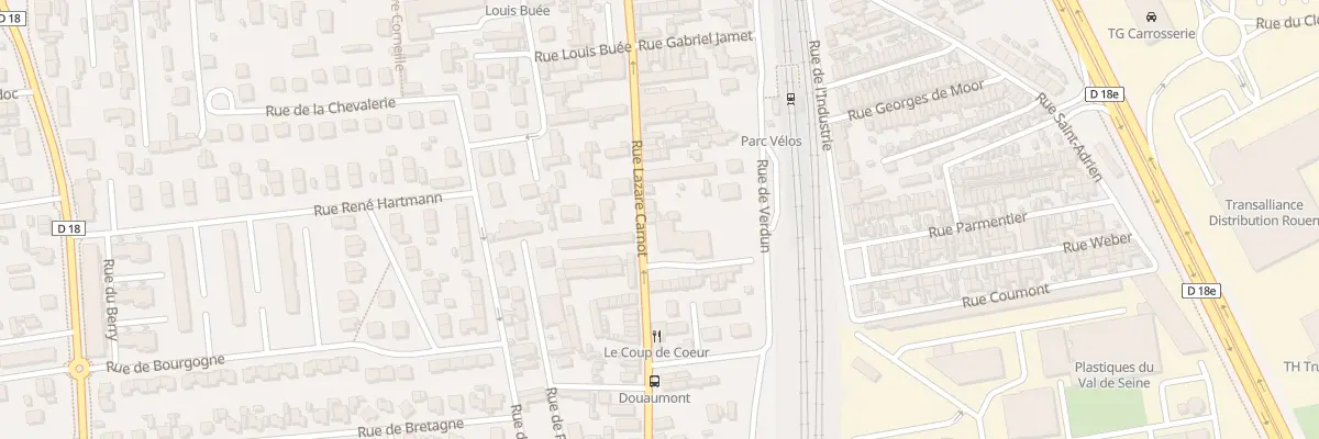 Plan du 135 Rue Lazare Carnot à Saint-Étienne-du-Rouvray