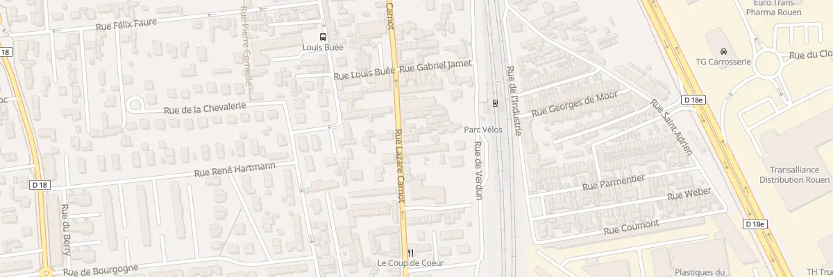 Plan du 125 Rue Lazare Carnot à Saint-Étienne-du-Rouvray