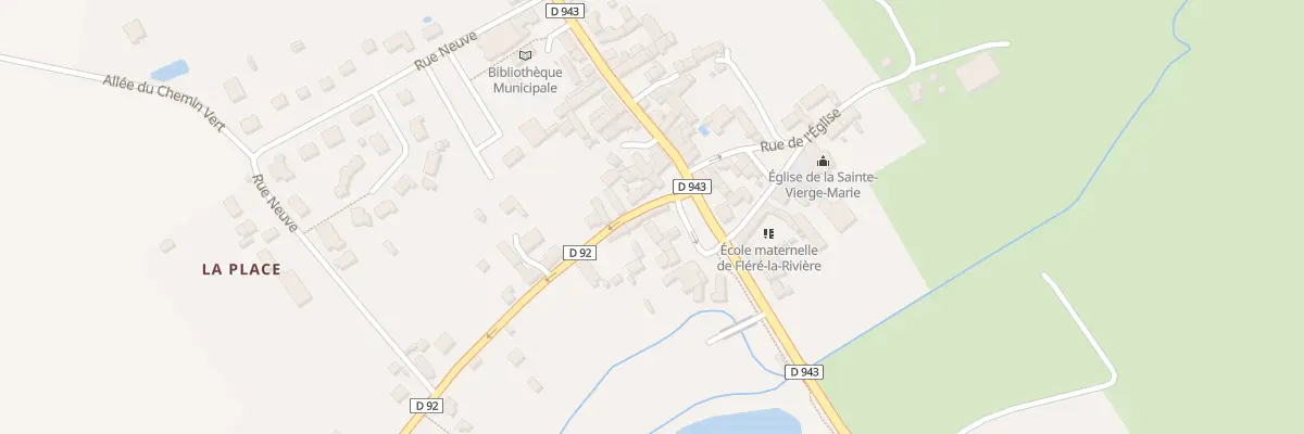 Plan du 1 Pl du Moulin à Fléré-la-Rivière
