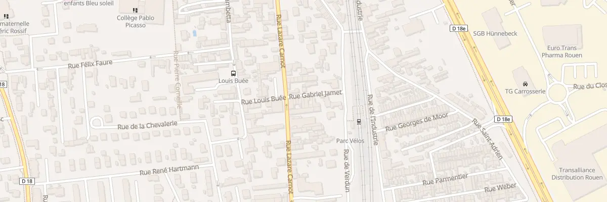 Plan du 7 Rue Gabriel Jamet à Saint-Étienne-du-Rouvray